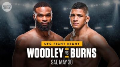 UFC Fight Night: Woodley vs. Burns – zápasová karta