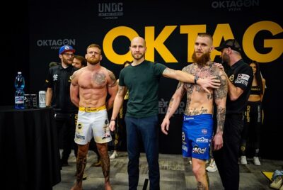 OKTAGON 31: Na vážení to mezi Kinclem a Pirátem vřelo, došlo na strkanici