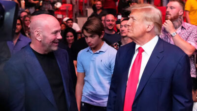 Na UFC 314 se objevil Donald Trump. Reakce davu mluví za vše