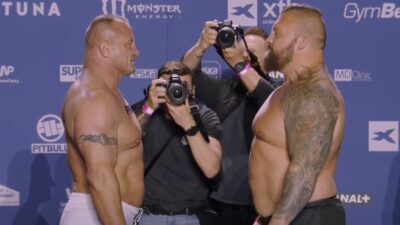 Téměř 300 kilogramů surové síly v jedné kleci. Hall a Pudzianowski jdou do souboje gigantů