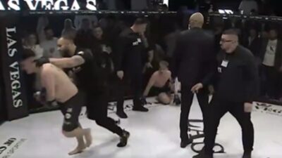 V rumunské MMA organizaci RXF je hlavní hvězdou rozhodčí. V kleci bije bojovníky