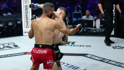 Oliveira napodobil Procházku a předvedl KO roku. Jeho loket z otočky přinesl zkázu