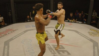 Pokus o spektakulární úder nevyšel. Brazilec „šel spát“ ještě ve vzduchu