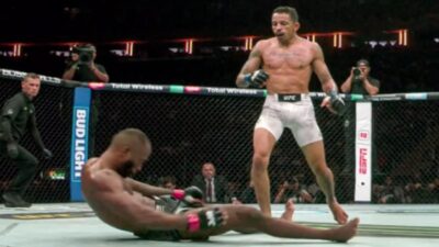 UFC 322: Carlos Prates tvrdě ukončil Leona Edwardse. Bývalý šampion byl poprvé v kariéře knokautován