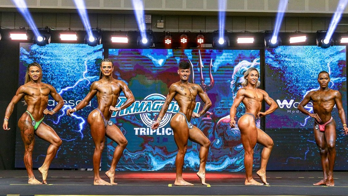 Kulturista s ženskými křivkami dál provokuje. Profesionálové se mu smějí, on se však nevzdává