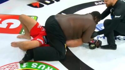 200kilový brazilský gigant si naběhl na tvrdé koleno. Zuluzinho šel spát ještě ve vzduchu