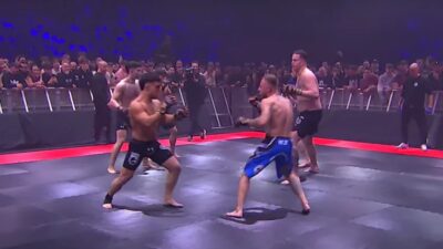 Pravidla šla stranou. 10 bojovníků MMA se v kleci řezalo hlava nehlava