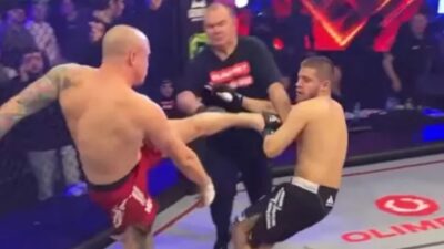 Rusovi přeskočilo. Neudržel nervy na uzdě a pustil se do soupeře už při představování