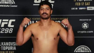 UFC Perth: Domácí Tafa zasypal soupeře lavinou tvrdých loktů. Konec byl vysvobozením