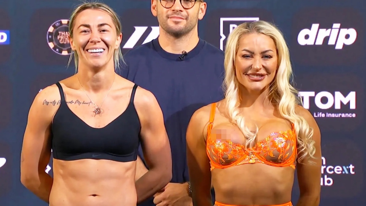 Boxerku na vážení zradila podprsenka. Ukázala víc, než sama chtěla