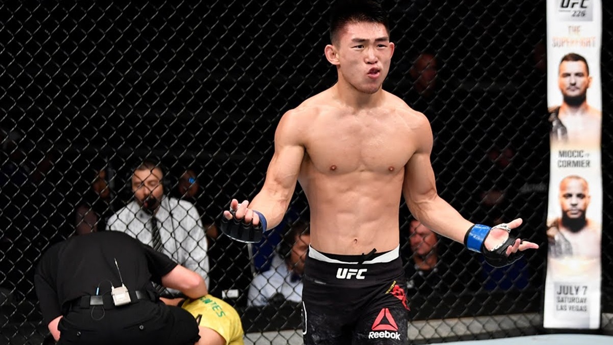 Yadong Song zničil favorita. Nurmagomedova na UFC Shanghai tvrdě knokautoval